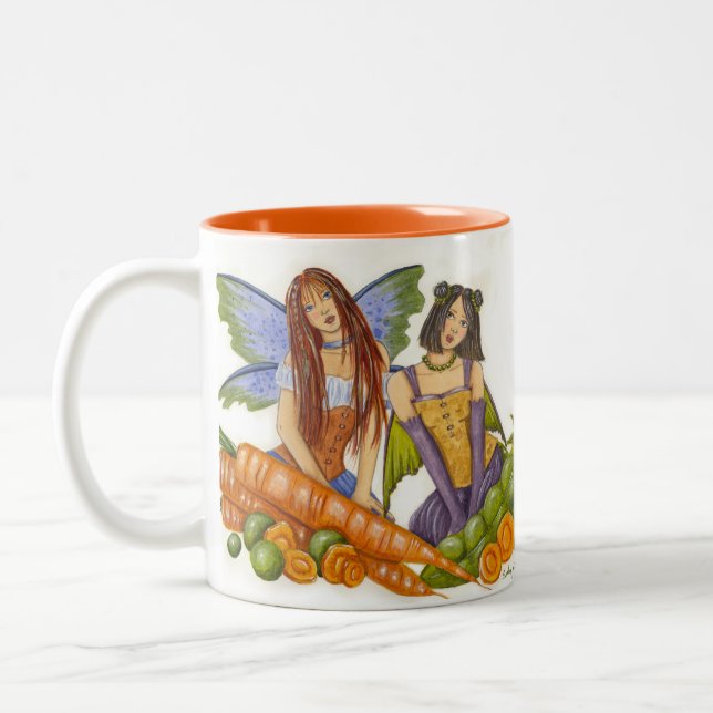 2 Couleurs Pois et tasse de carottes (Gauche)