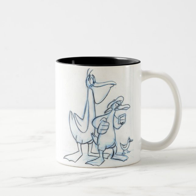 2 Couleurs "Pour tasse Morphing pêcher poisson" (Droit)