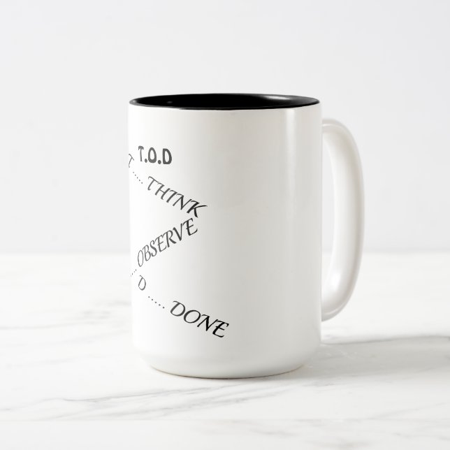 2 Couleurs Productivité Motivation - Tasse (Devant droit)