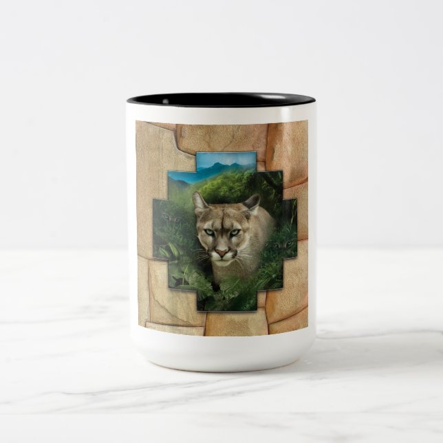 2 Couleurs Puma - Tasse à café (Centre)