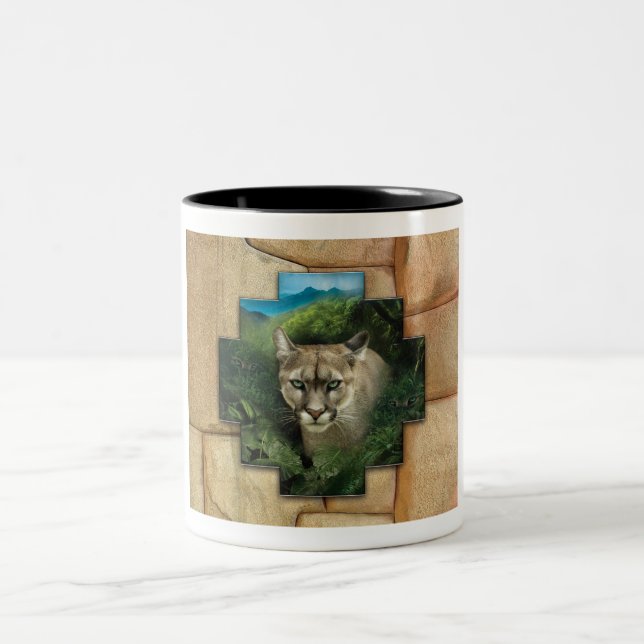 2 Couleurs Puma - Tasse à café (Centre)