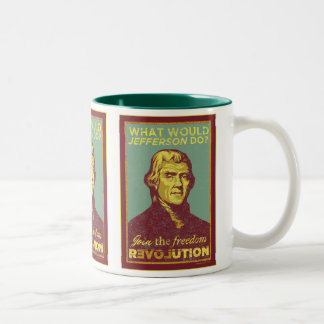 2 Couleurs Que Jefferson ferait-il ? Tasse