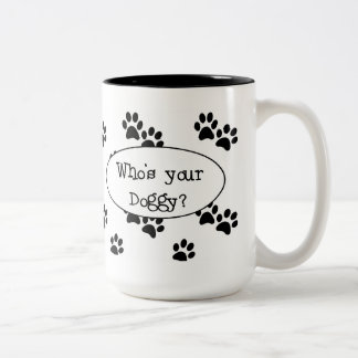 2 Couleurs Qui est votre tasse de chienchien