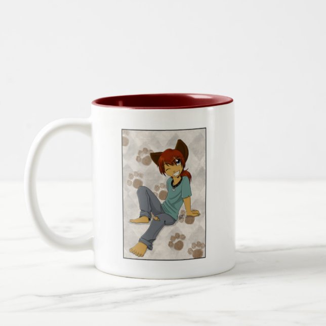 2 Couleurs Randy la tasse de Weredog (Gauche)