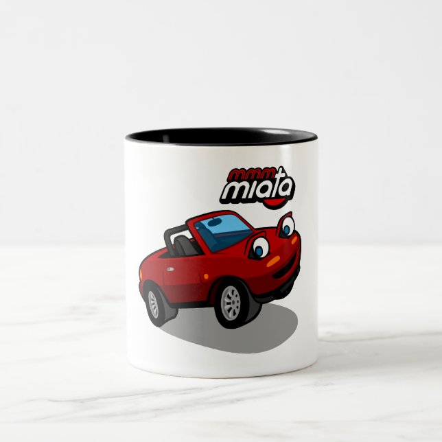 2 Couleurs "Rapide" la tasse de roadster (Centre)