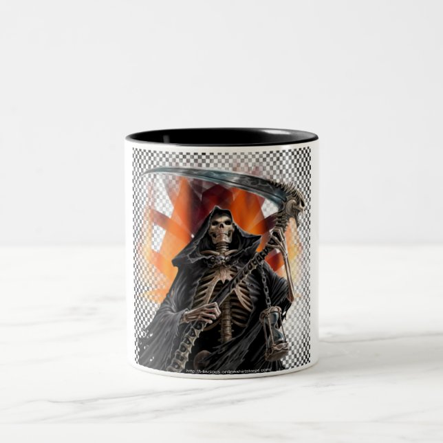 2 Couleurs Reaper - tasse à deux tons (Centre)