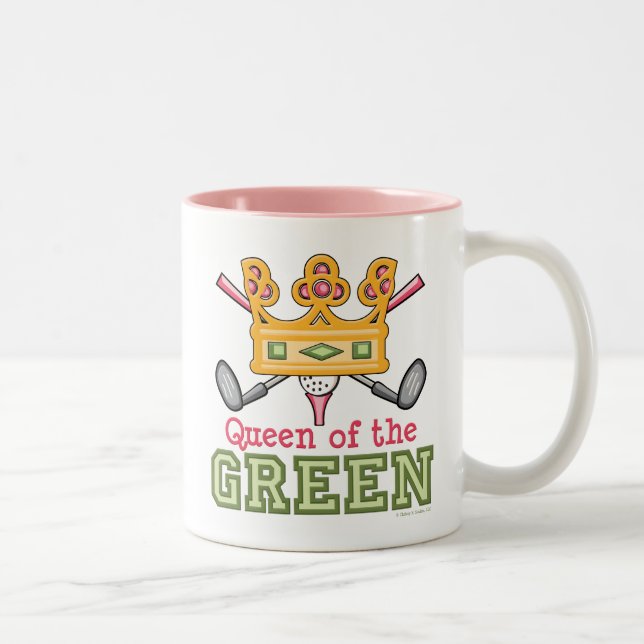 2 Couleurs Reine de la tasse verte de golf (Droit)