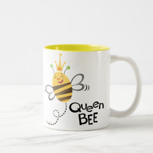 2 Couleurs Reine des abeilles, tasse de café
