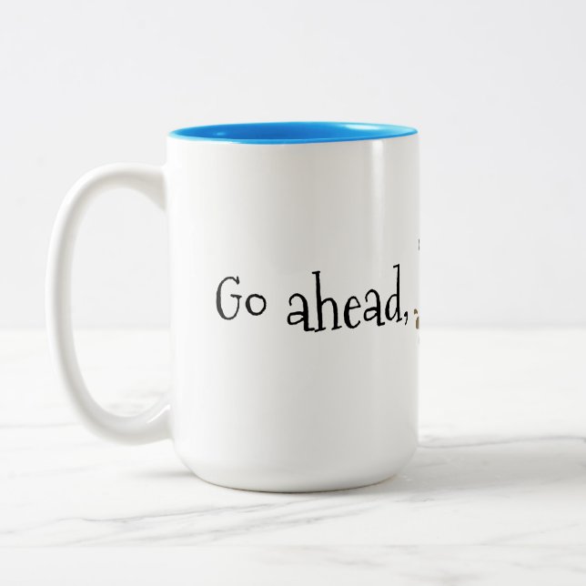 2 Couleurs Renversez la tasse de thé - cadeau parfait ! (Gauche)