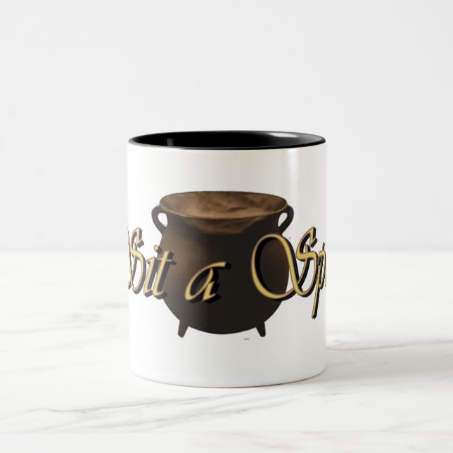 2 Couleurs reposez une édition d'or de tasse de charme (Centre)