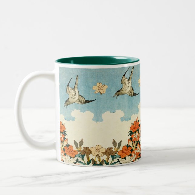 2 Couleurs "Ressort" - une tasse de Hokusai (Gauche)