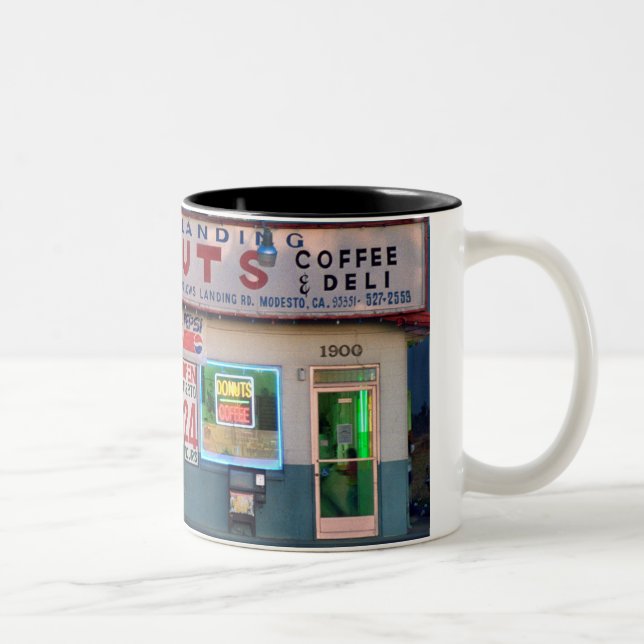 2 Couleurs Rétro "corneilles tasse de café débarquant butées (Droit)