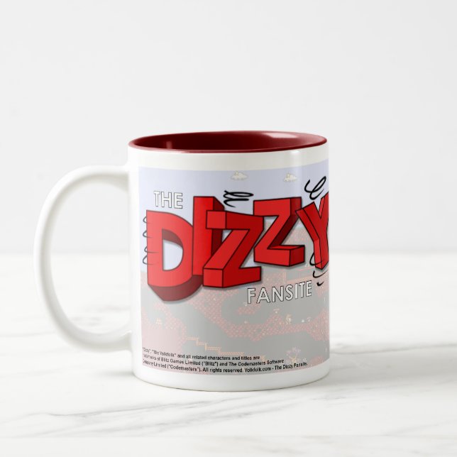 2 Couleurs Rétro Dizzy la tasse envoûtée (Gauche)