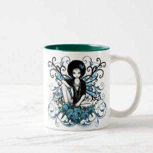 2 Couleurs Rétro Lilly tasse d'imaginaire de la Chine