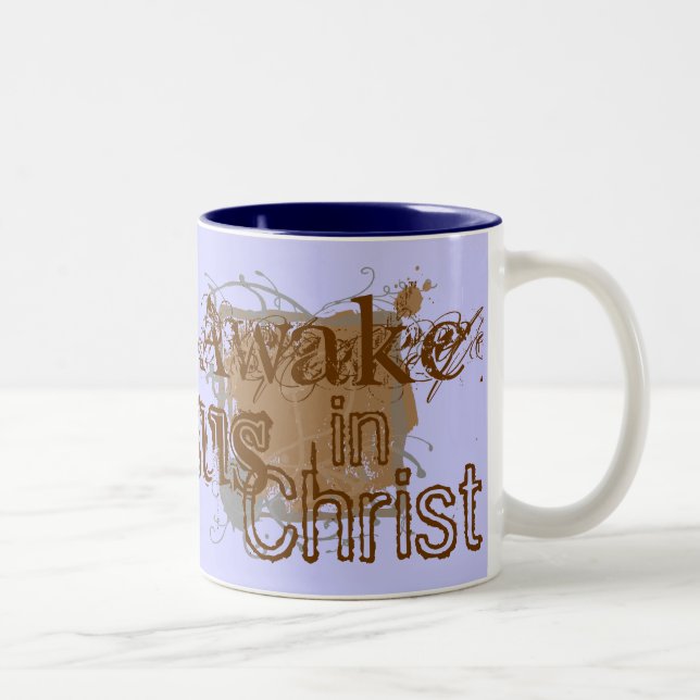 2 Couleurs Réveillez-vous dans la tasse du Christ (Droit)