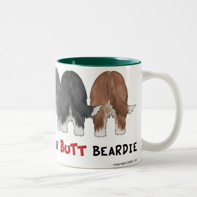 2 Couleurs Rien n'aboutent la tasse de Beardies (Droit)