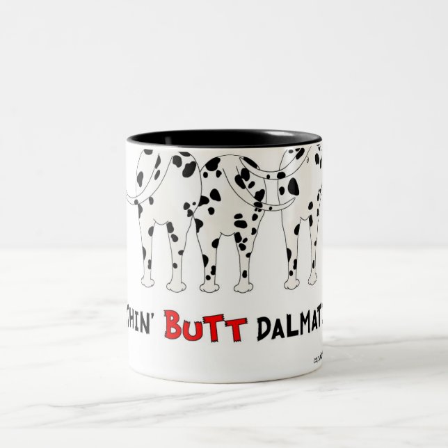 2 Couleurs Rien n'aboutent la tasse de Dalmates (Centre)