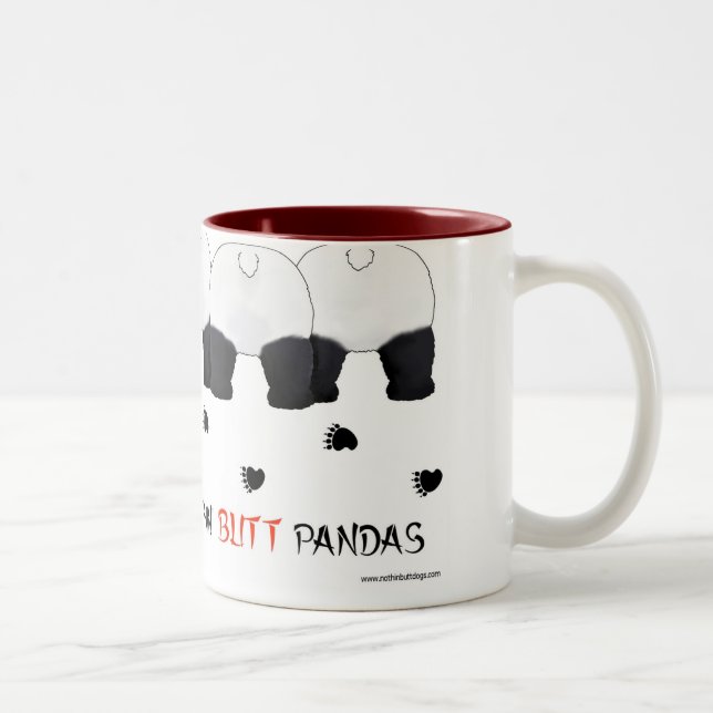 2 Couleurs Rien n'aboutent la tasse de pandas (Droit)