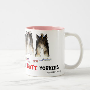 2 Couleurs Rien n'aboutent la tasse de Yorkies