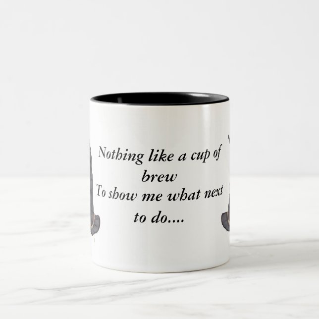 2 Couleurs Rien n'aiment une tasse de Brew (Centre)