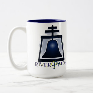 2 Couleurs RiverPride - tasse de café deux modifiée la