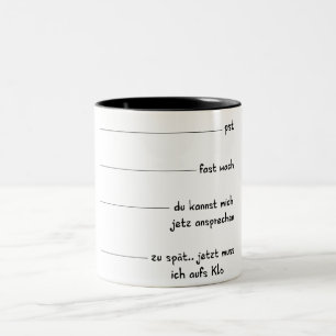 2 Couleurs Ronchon de matin tasse