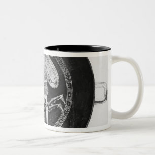 2 Couleurs Rouge-chiffre tasse de grenier