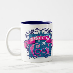 2 Couleurs Royaume de tasse fraîche