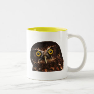 2 Couleurs RURU, une tasse de hibou de la Nouvelle Zélande