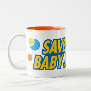 2 Couleurs Sauvez-moi tasse drôle de Jésus de bébé