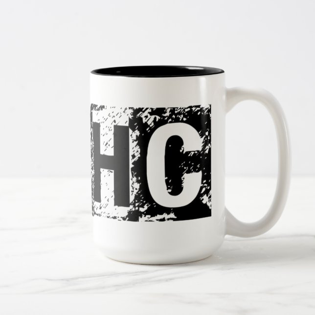 2 Couleurs SDLHC - 15 onces. Tasse #2 (Droit)