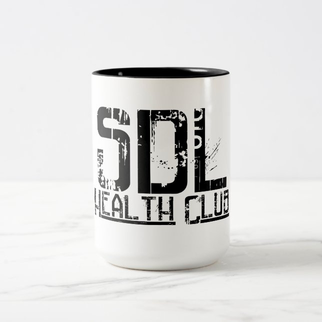 2 Couleurs SDLHC - tasse #1 de 15 onces (Centre)