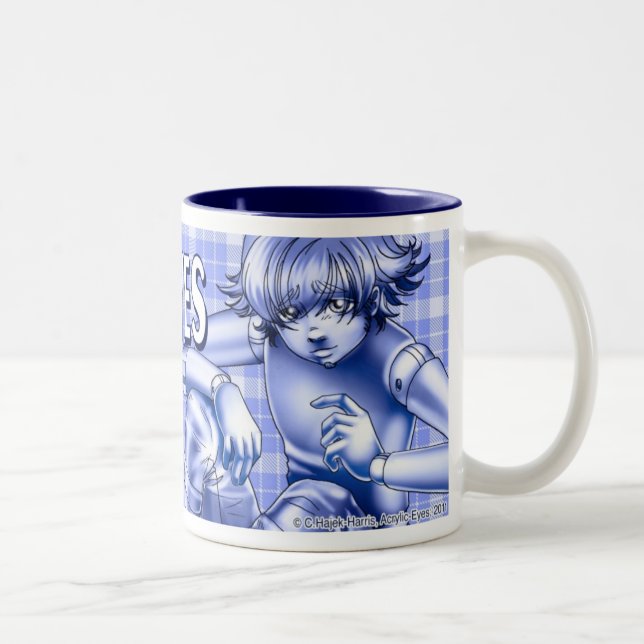 2 Couleurs Seiki, tasse monochrome de logo (Droit)