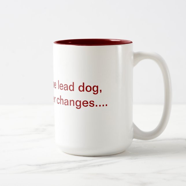 2 Couleurs Si vous n'êtes pas la tasse de chien d'avance (Droit)