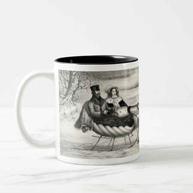 2 Couleurs Sleigh Ride tasse (Gauche)