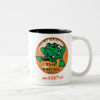 2 Couleurs Société secrète de la tasse de café de grenouille