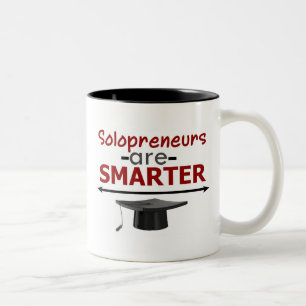 2 Couleurs Solopreneurs sont une tasse plus intelligente