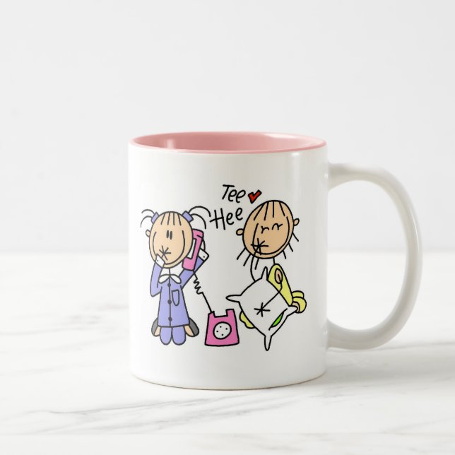 2 Couleurs Sommeil au-dessus des filles sur la tasse de (Droit)