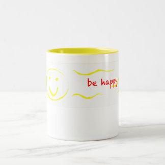 2 Couleurs "soyez tasse heureuse