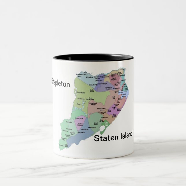 2 Couleurs Stapleton, tasse de ton du ~ deux de Staten Island (Centre)
