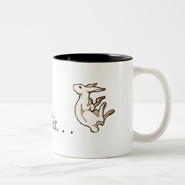 2 Couleurs Suivez la tasse blanche de lapin (Droit)