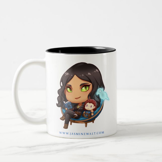 2 Couleurs Sunaya lisant la tasse de Chibi (Gauche)
