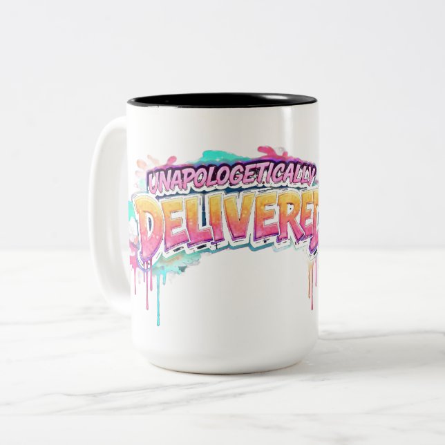 2 Couleurs Tasse (Devant gauche)