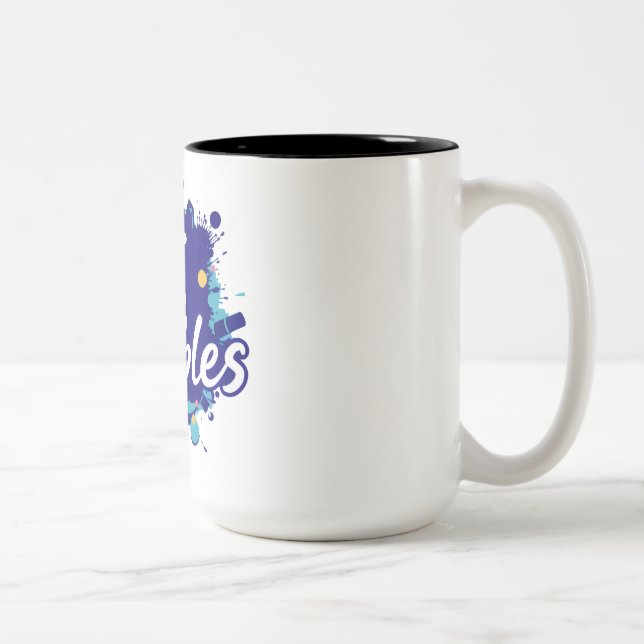 2 Couleurs Tasse - 0,45l (Droit)
