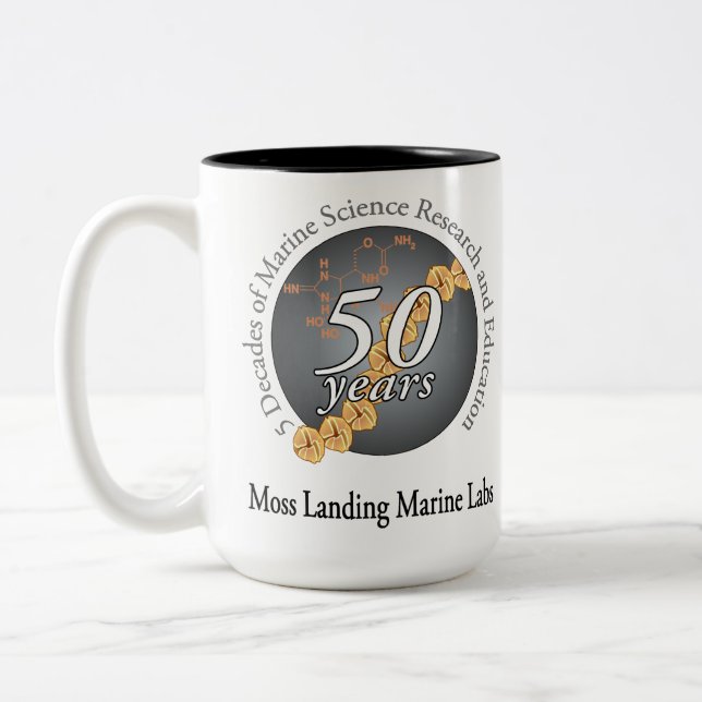 2 Couleurs Tasse (15 onces) : à deux tons, bio/chem (Gauche)