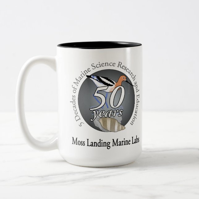 2 Couleurs Tasse (15 onces) : à deux tons, l'oiseau/inversent (Gauche)