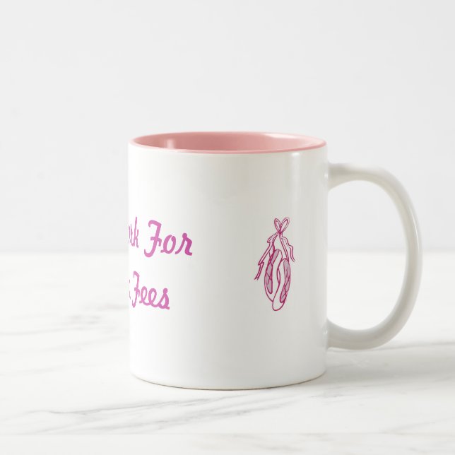2 Couleurs Tasse #1 de maman de danse (Droit)