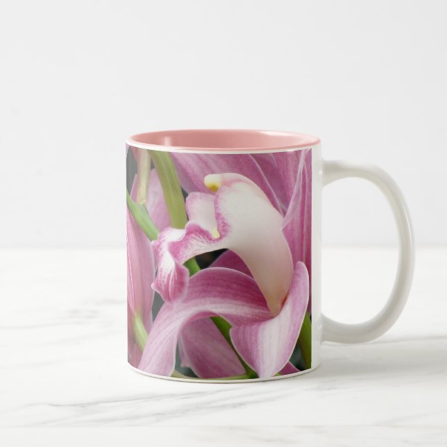 2 Couleurs Tasse 1 d'orchidée (Droit)