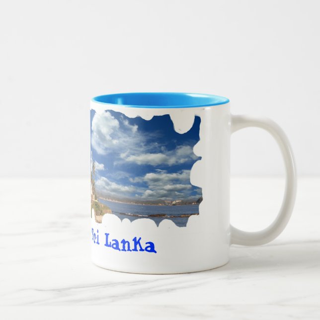 2 Couleurs Tasse 1 du Sri Lanka Scenary (Droit)