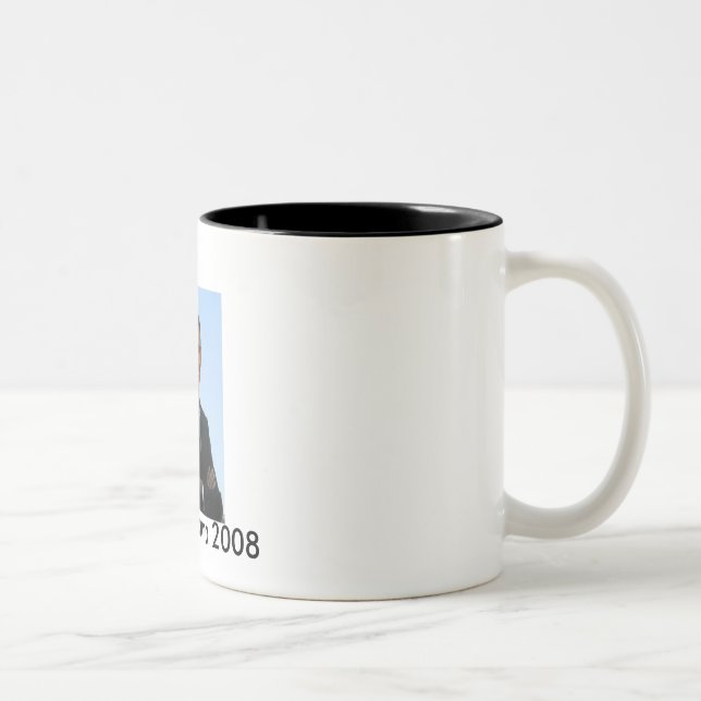 2 Couleurs Tasse 2008 de café d'Obama de vote (Droit)